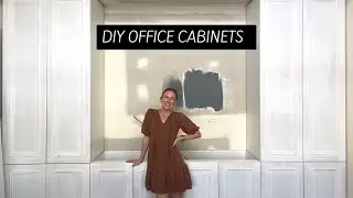 DIY CABINETS for our office | The Eberharts