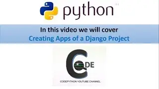 Creating apps of a Django Project