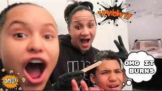 We Gave Tre A Perm Prank On Dad😱