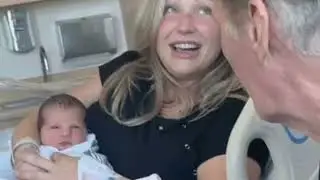 David Hasselhoff is a proud grandad as he shares first glimpse of newborn
