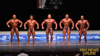Men's Bodybuilding Light Heavyweight 1st Callout at the 2013 NPC Junior USA Championships