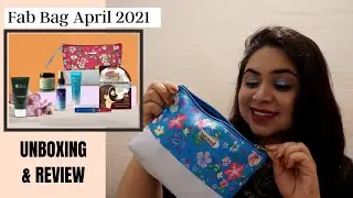 Fab Bag April 2021|Fab Bag April 2021 Unboxing & Review| Beauty Subscription Box India
