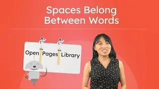 Spaces Belong Between Words - Practice Reading and Writing for Kids!