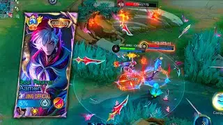 AAMON TUTORIAL!! AAMON BEST BUILD AND EMBLEM 2025 😈(must try) Mobile Legends 