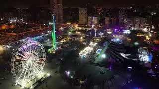 Winter Wonderland Kuwait 2023 | Mavic 3 Night Clip | Kuwait | 4k | وينتر وندر لاند | الكويت