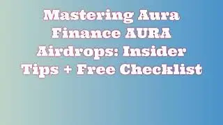 Claim Free Aura Finance AURA Airdrop  | Learn How to Swap or Sell Aura Finance AURA Airdrop