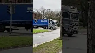 hinks haulage - grey actros mercedes benz