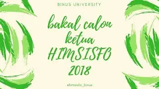 Bakal Calon ketua HIMSISFO 2018 | Putri Natasya Fanuel