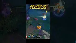 Akali 1v2#leagueoflegends #lol #outplay #emerald #ranked #gaming #leagueclips #akali #yone #1v2