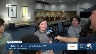 WPTV's T.A. Walker auditions with kids to be in A Christmas Carol