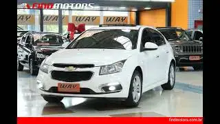CHEVROLET CRUZE 1.8 LTZ SPORT6 16V 2015 FLEX - FindMotors.com.br #chevrolet #cruze