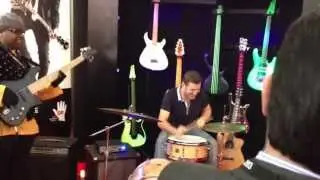 Etienne & Swaeli Mbappe jamming at Frankfurt Messe2013