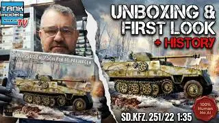 🇩🇪 SD.KFZ. 251/22 7,5 CM PAK 40 🇩🇪 - Unboxing 472 (🇵🇱🇬🇧) - BORDER MODEL BT-043