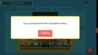 [Pokemon Quest] Purchasing Mini Expedition Pack