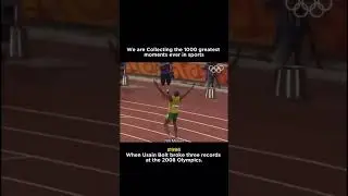 when Usain Bolt broke the 3 records at the 2008 Olympics #996 #olmpics #inspiration #motivation #mha