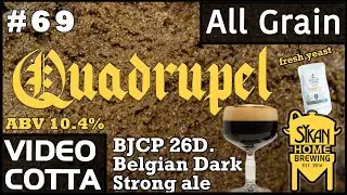 La regina delle BIRRE Trappiste/Abbazia: QUADRUPEL / BELGIAN DARK STRONG ALE | Video COTTA All GRAIN