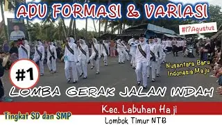 Gerak Jalan Indah Putri tingkat SD dan SMP Kec. Labuhan Haji Lombok Timur NTB #1
