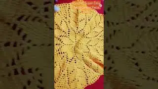 Crochet Flower Table Mat, Doily, Pot Holder, Table Centre Piece,Home Decor,And More