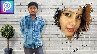 Splash Wall Photo Editing ।। Editing Ideas ।। Editing Tutorial ।। PicsArt ।। PicsArt Unique Edits...