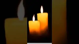 Step-by-step Realistic Candle Illustration Tutorial🕯️#digital art #SistersArtX #7