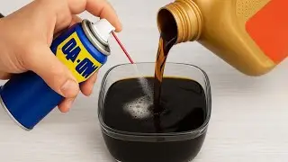 Mix WD-40 with Used Motor Oil and See What Happens!