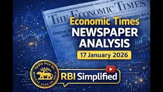 Economic Times Newspaper Analysis &ndash; 17 January 2026 | RBI Grade B