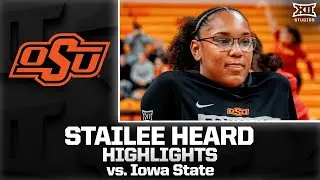 Stailee Heard TRIPLE DOUBLE vs. #19 Iowa State | 2025-26 Big 12 Basketball