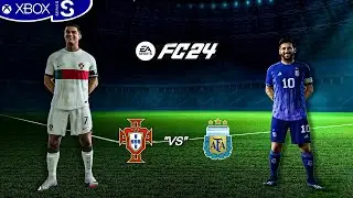 FC24 - FULL MATCH | Portugal vs Argentina | Ronaldo,Messi | International Friendly
