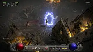 Diablo 2 Resurrected Druid Get to Tristram with 2 Wolves and Multi Ravens Summon
