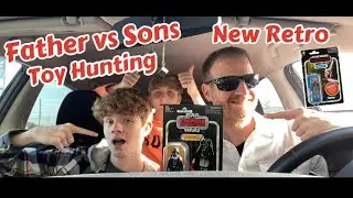 Father VS Sons Toy Hunting for Star Wars The Vintage Collection, Black Series,  Retro Collection etc