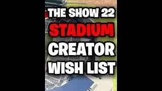 MLB The Show 22 Stadium Creator Wishlist #shorts