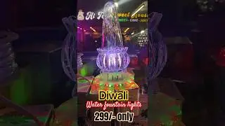 water fountain ⛲ lights #diwali #trending