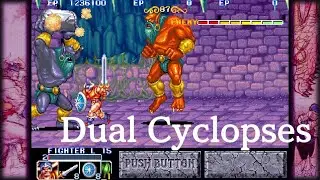 Dual Cyclopses - The King of Dragons Boss Battle