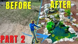 Boulder Pond with Extra Wide Waterfall &ndash; Final Build Reveal! (Part 2)
