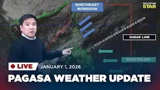 LIVESTREAM: PAGASA Weather Update (January 1, 2026)