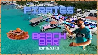 Pirates Beach Bar- Secret Beach, Ambergris Caye, BELIZE