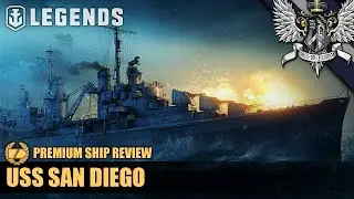 WoWS: Legends - San Diego - Обзор премиум-корабля