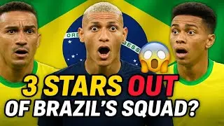 3 Brazilian Stars About to Be Dropped from Ancelotti&rsquo;s Squad! Who&rsquo;s Missing from Brazil&rsquo;s Squad?