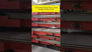 horizontal sheet metal storage rack China Supplier  #sheetmetal