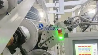 HDPE plastic dimpled drainage plate V-lock sheet concrete protection sheet extrusion machine line
