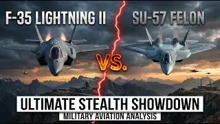 F-35 Lightning II vs Su-57 Felon: The Ultimate Stealth Fighter Showdown | Military Aviation Analysis
