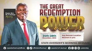 GLOBAL DECEMBER REREAT || ADULT CAMP MORNING MESSAGE BY THE STATE OVERSEER || DAY 3 || 26/12/2025
