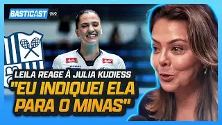 JULIA KUDIESS EXPLICA HOMENAGEM PARA LEILA BARROS E LENDA DO V&Ocirc;LEI REAGE NO BASTICAST