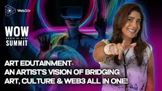 Amrita Sethi, Artist of Art by Amrita at at Wow Summit Dubai 2023