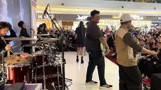 RAFI NOVADI ILHAM - Mahalini Mall Paragon Semarang Band Drums GRETSCH snare cymbal #snaredrumfreakz
