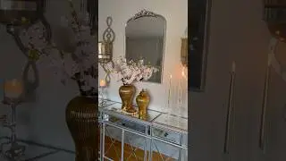 New Sideboard and Glam Decor💗#homedecor #interiordesign #glamdecor #homeinterior