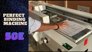 Perfect Binding Machine | Single Clamp Perfect Book Binding Machine | Jindal Offset | 50E , 320mm