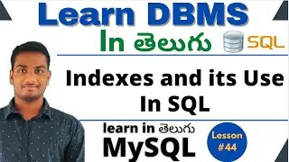 Indexes In Sql in Telugu | DBMS Tutorial | MySQL