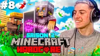 JE REPEUPLE MON VILLAGE AVEC UN NOUVEAU VILLAGEOIS ! (Aventure Minecraft Hardcore #8)