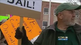 Tension in air as protesters face off in Harney County